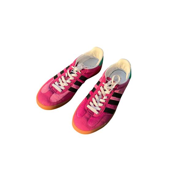 Gucci x adidas Gazelle Pink Velvet Sneakers Men’s 9.5 main image 13